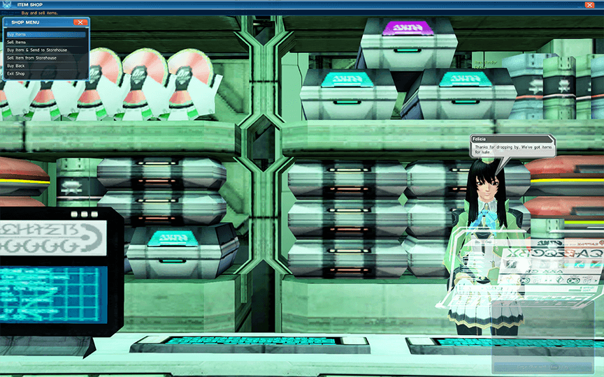 Shopping Plaza  Phantasy Star Online 2 New Genesis Official Site