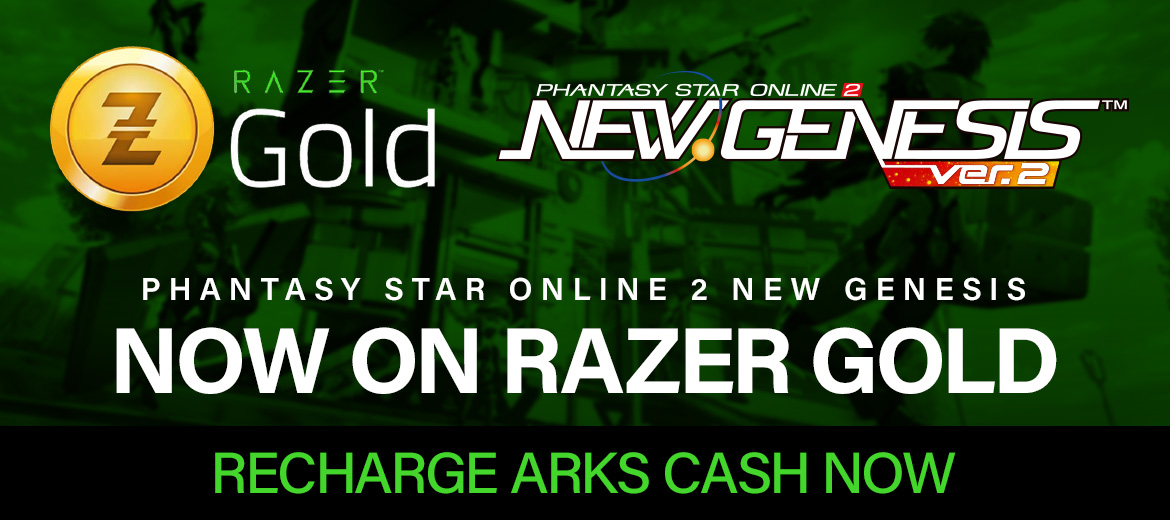 AC for NGS can now be purchased with Razer Gold! | Phantasy Star Online ...