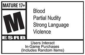 ESRB MATURE 17+